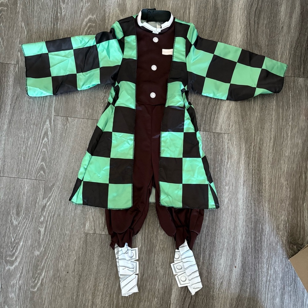 Demon Slayer Unisex Costume Kids SMALL 4-6